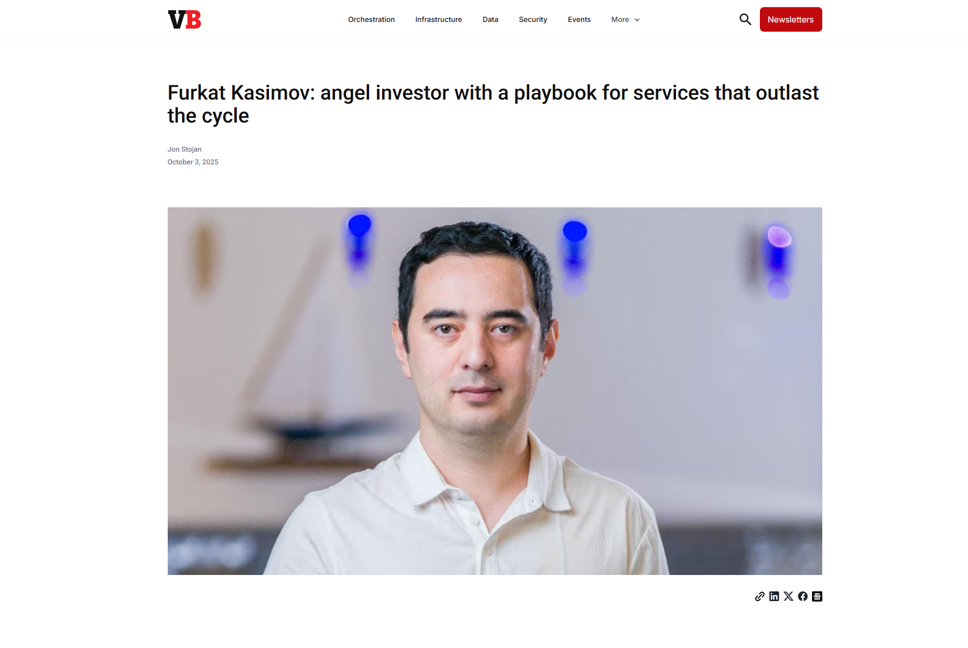 VentureBeat editorial placement